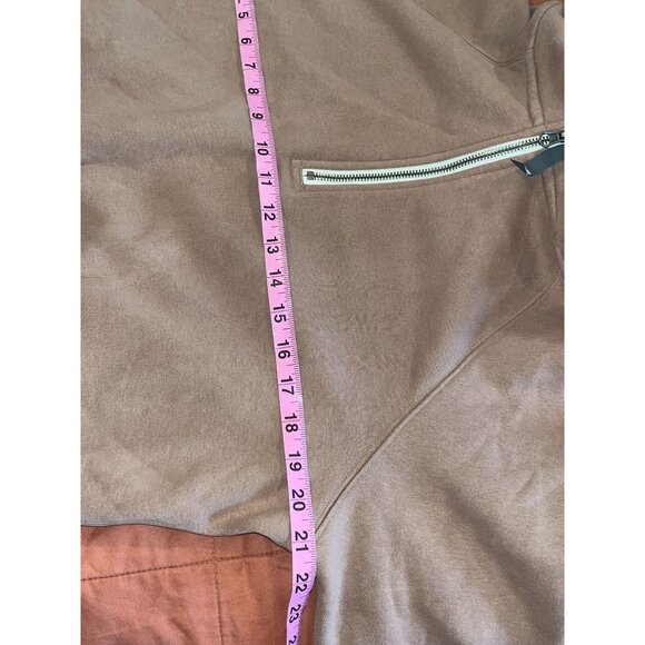 Vuori Restore  Half-Zip Hoodie Sweatshirt Medium Womens - Canyon Clay - Picture 9 of 11